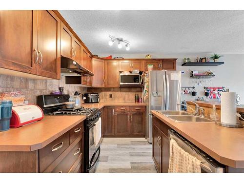 148 Chaparral Valley Gardens Se, Calgary, AB - Indoor Photo Showing Kitchen With Double Sink