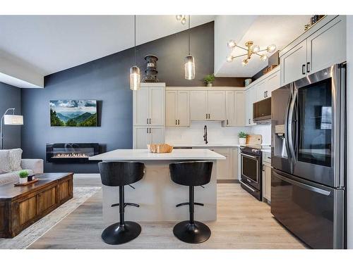 611 Cranbrook Walk Se, Calgary, AB - Indoor Photo Showing Kitchen With Stainless Steel Kitchen