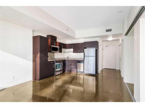 707-135 13 Avenue Sw, Calgary, AB - Indoor Photo Showing Kitchen With Stainless Steel Kitchen