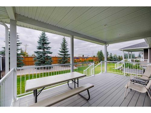 20 Stone Garden Crescent, Carstairs, AB - Outdoor With Deck Patio Veranda With Exterior