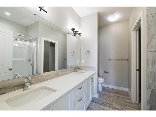 20 Stone Garden Crescent, Carstairs, AB - Indoor Photo Showing Bathroom