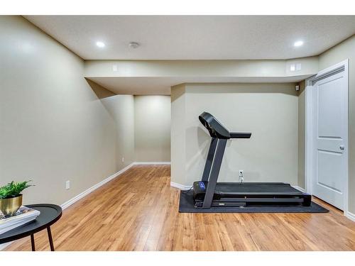 73 Cranwell Green Se, Calgary, AB - Indoor Photo Showing Gym Room