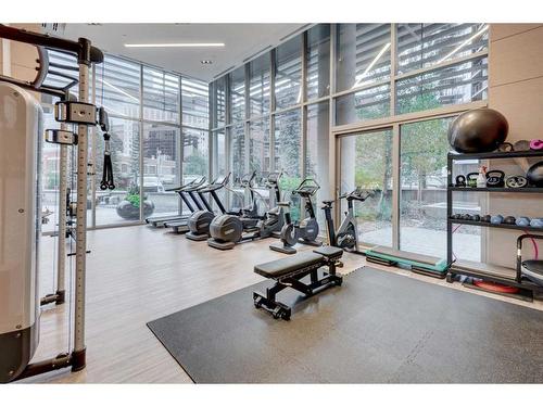 407-738 1 Avenue Sw, Calgary, AB - Indoor Photo Showing Gym Room