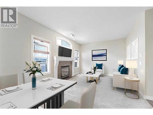 133 Saddleland Close Ne, Calgary, AB - Indoor With Fireplace