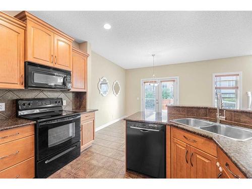 133 Saddleland Close Ne, Calgary, AB - Indoor Photo Showing Kitchen With Double Sink