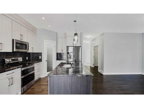 81 Nolanhurst Crescent Nw, Calgary, AB - Indoor Photo Showing Kitchen With Stainless Steel Kitchen With Upgraded Kitchen