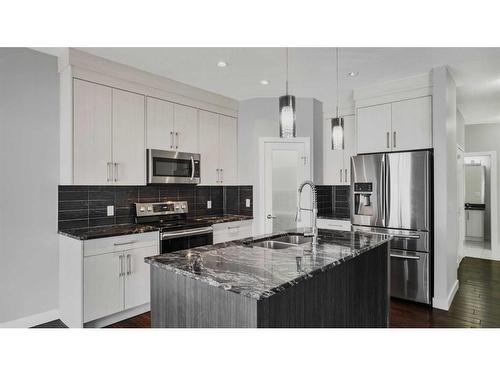 81 Nolanhurst Crescent Nw, Calgary, AB - Indoor Photo Showing Kitchen With Stainless Steel Kitchen With Double Sink With Upgraded Kitchen