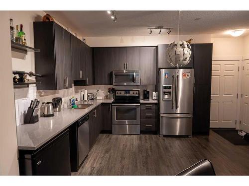 4103-215 Legacy Boulevard Se, Calgary, AB - Indoor Photo Showing Kitchen With Stainless Steel Kitchen