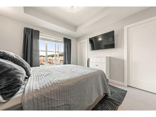 129-30 Cornerstone Manor Ne, Calgary, AB - Indoor Photo Showing Bedroom