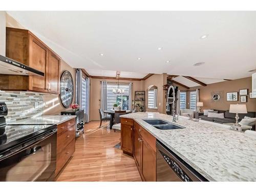 192 Brightondale Close Se, Calgary, AB - Indoor Photo Showing Kitchen With Double Sink