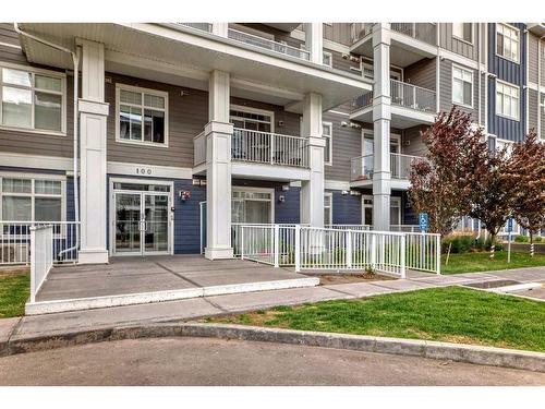 104-100 Auburn Meadows Common Se, Calgary, AB - Outdoor With Balcony With Facade