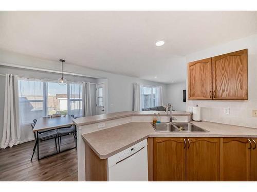 158 Coville Circle Ne, Calgary, AB - Indoor Photo Showing Kitchen With Double Sink