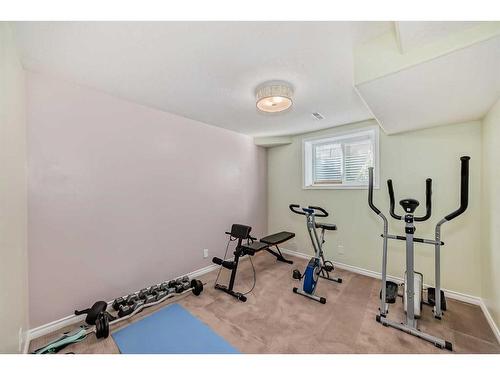 158 Coville Circle Ne, Calgary, AB - Indoor Photo Showing Gym Room