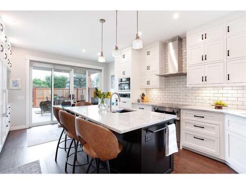 84 Hawkside Road Nw, Calgary, AB - Indoor Photo Showing Kitchen With Upgraded Kitchen