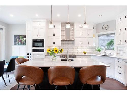 84 Hawkside Road Nw, Calgary, AB - Indoor Photo Showing Kitchen With Upgraded Kitchen