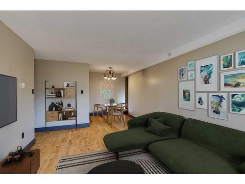 903-1240 12 Avenue Sw, Calgary, AB - Indoor Photo Showing Living Room