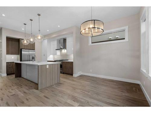 92 Burma Star Road Sw, Calgary, AB - Indoor Photo Showing Kitchen With Upgraded Kitchen