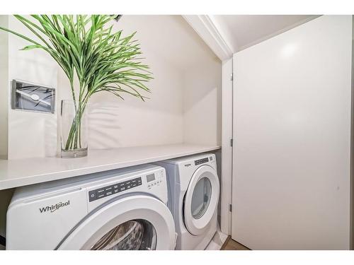 201-128 Waterfront Court Sw, Calgary, AB - Indoor Photo Showing Laundry Room