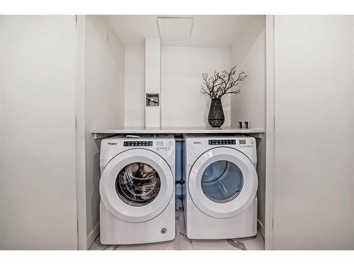 103-128 Waterfront Court Sw, Calgary, AB - Indoor Photo Showing Laundry Room