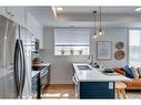 14804 1 Street Nw, Calgary, AB  - Indoor Photo Showing Kitchen With Double Sink With Upgraded Kitchen 