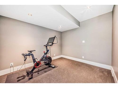 2229 30 Street Sw, Calgary, AB - Indoor Photo Showing Gym Room