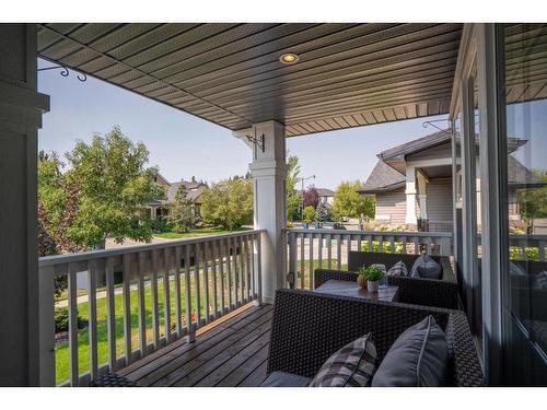 128 Elgin Estates Park Se, Calgary, AB - Outdoor With Deck Patio Veranda With Exterior