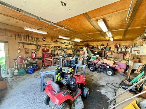 80024 249 Avenue East, Rural Foothills County, AB - Indoor Photo Showing Garage