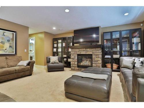 18 Varsity Estates Close Nw, Calgary, AB - Indoor Photo Showing Living Room With Fireplace