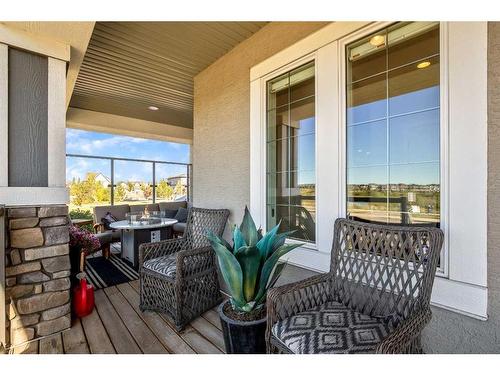 551 Mahogany Boulevard Se, Calgary, AB - Outdoor With Deck Patio Veranda With Exterior