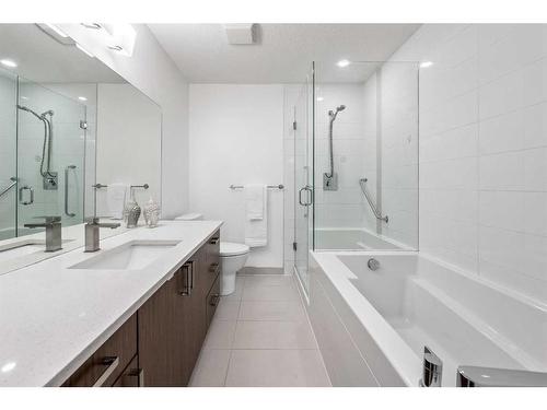 301-28 Auburn Bay Link Se, Calgary, AB - Indoor Photo Showing Bathroom