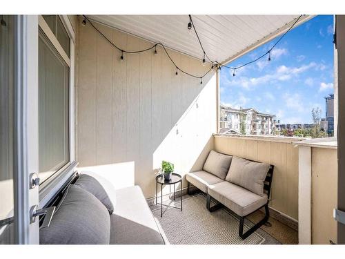 301-28 Auburn Bay Link Se, Calgary, AB - Outdoor With Deck Patio Veranda With Exterior