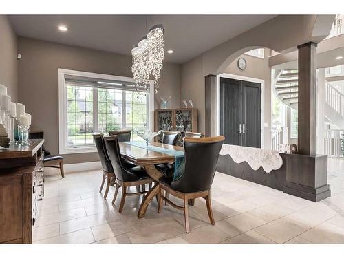 68 Heritage Lake Shores, Heritage Pointe, AB - Indoor Photo Showing Dining Room