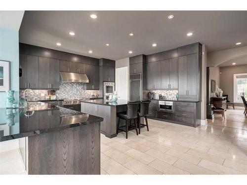 68 Heritage Lake Shores, Heritage Pointe, AB - Indoor Photo Showing Kitchen With Upgraded Kitchen