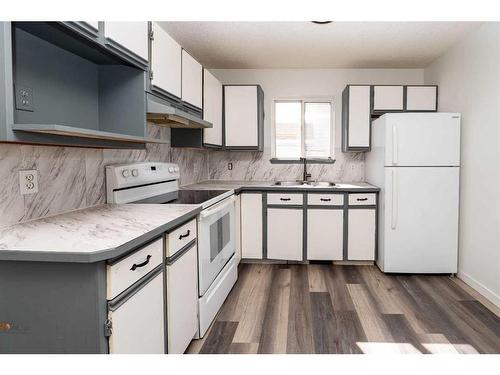 202 Saratoga Close Ne, Calgary, AB - Indoor Photo Showing Kitchen With Double Sink