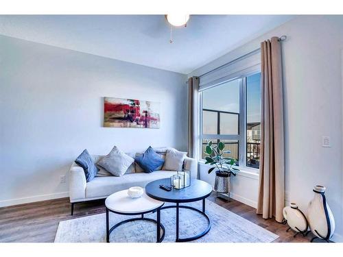 263 Redstone Boulevard Ne, Calgary, AB - Indoor Photo Showing Living Room