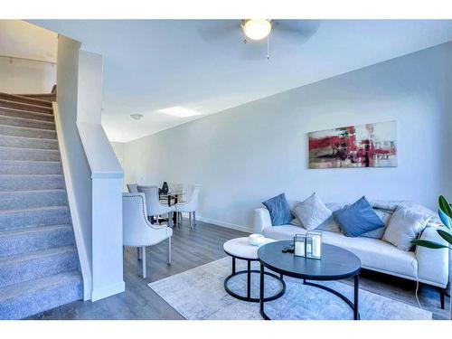 263 Redstone Boulevard Ne, Calgary, AB - Indoor Photo Showing Living Room