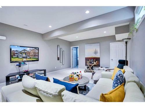 52 Skyview Springs Place Ne, Calgary, AB - Indoor Photo Showing Living Room