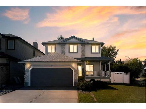 71 Chaparral Circle Se, Calgary, AB - Outdoor With Deck Patio Veranda With Facade