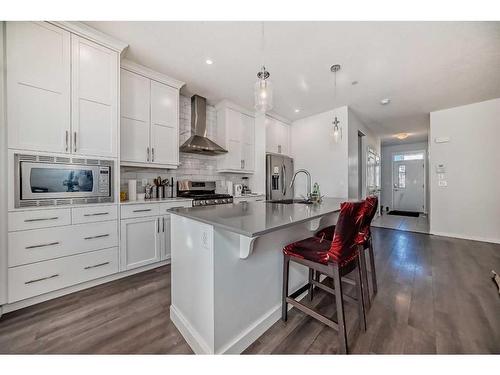 72 Howse Heights Ne, Calgary, AB - Indoor Photo Showing Kitchen With Upgraded Kitchen