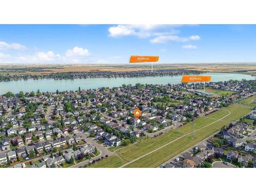 113 West Lakeview Crescent, Chestermere, AB - Outdoor With Body Of Water With View