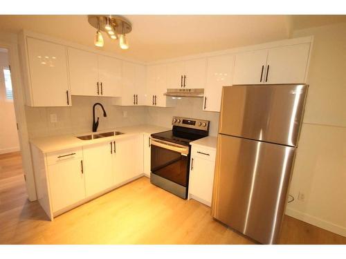 25 Martinvalley Road Ne, Calgary, AB - Indoor Photo Showing Kitchen With Double Sink