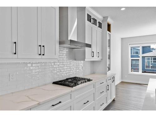 275 Seton Road Se, Calgary, AB - Indoor Photo Showing Kitchen With Upgraded Kitchen