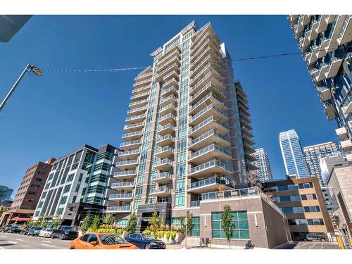 1703-530 12 Avenue Sw, Calgary, AB - Outdoor With Balcony With Facade