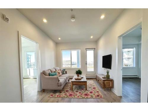 2304-395 Skyview Parkway Ne, Calgary, AB - Indoor Photo Showing Living Room