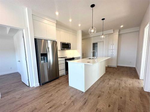 2304-395 Skyview Parkway Ne, Calgary, AB - Indoor Photo Showing Kitchen With Upgraded Kitchen