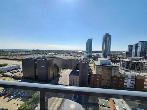 505-450 8 Avenue Se, Calgary, AB - Outdoor With Balcony With View