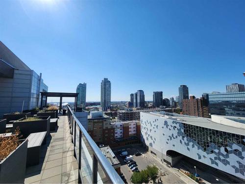 505-450 8 Avenue Se, Calgary, AB - Outdoor With Balcony With View