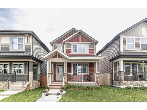 45 Legacy Glen Row Se, Calgary, AB - Outdoor With Deck Patio Veranda With Facade