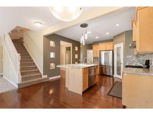 135 Kincora Drive Nw, Calgary, AB - Indoor Photo Showing Kitchen With Stainless Steel Kitchen