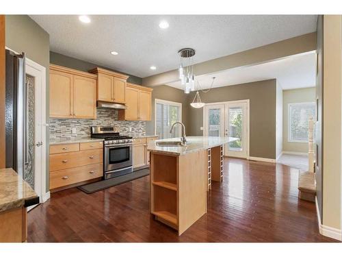 135 Kincora Drive Nw, Calgary, AB - Indoor Photo Showing Kitchen With Stainless Steel Kitchen With Upgraded Kitchen